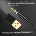 Gold Plated USB TO Audio Jack Cable Converter